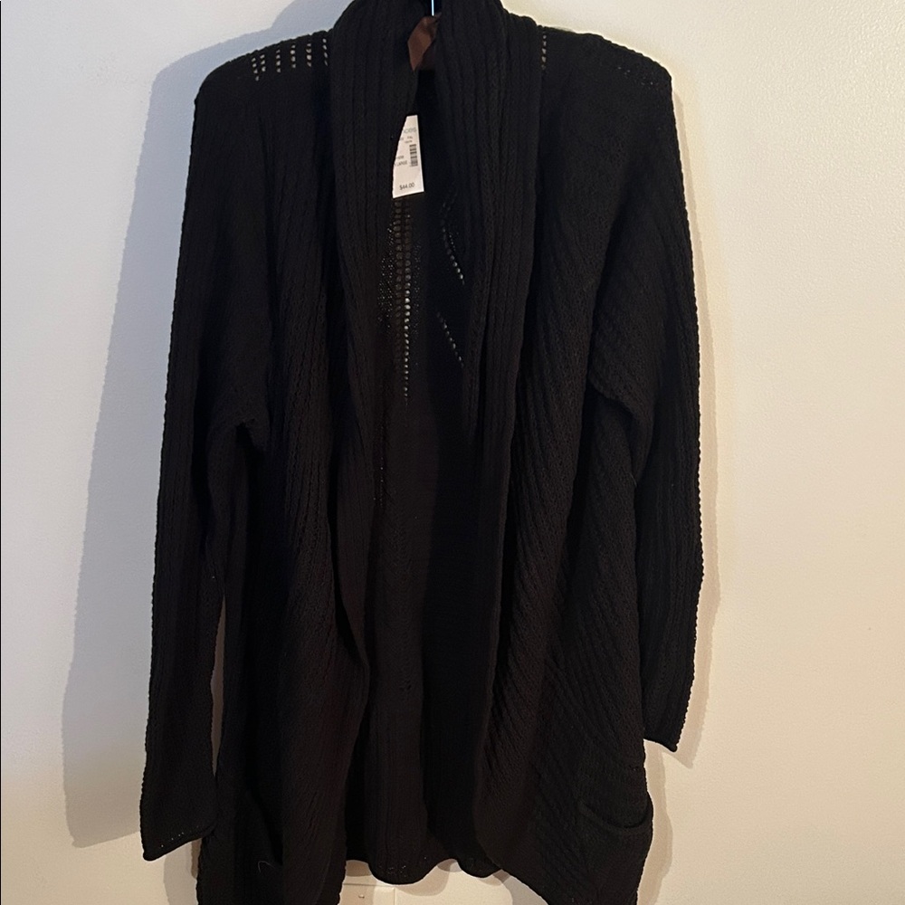 Maurices Black Knit Cardigan